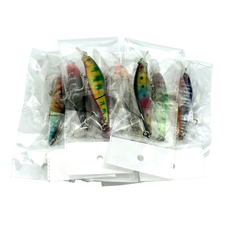 HENGJIA JM010 9cm 7g 2 Sections Bionic Bait With Beads Diving Mino Fake Bait(8)