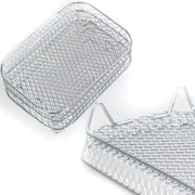 Air Fryer Accessories Three-Layer Steam Rack Stackable Dehydration Rack(Rectangle)
