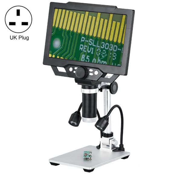 G1600 1-1600X Magnification 9 Inch Electron Microscope, Style: Without Battery UK Plug