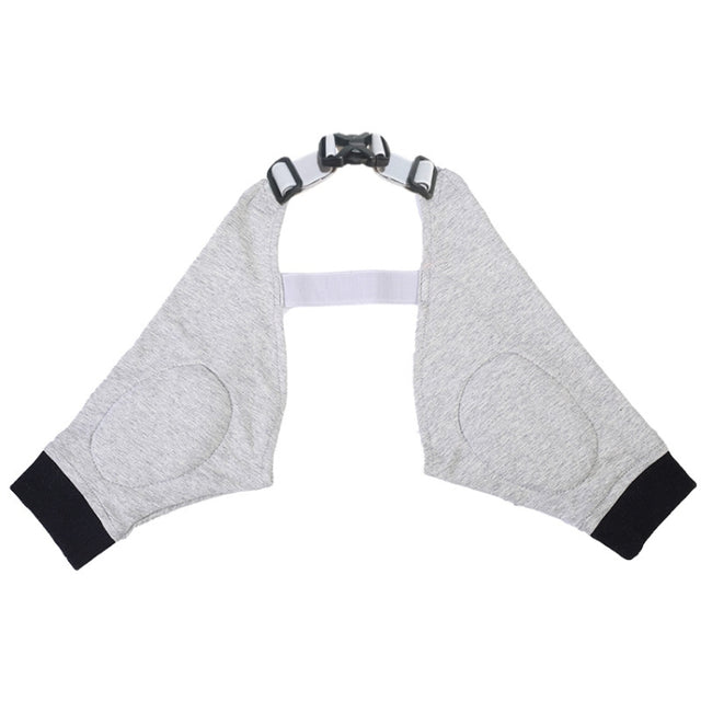 Pet Knee Pads Breathable Dog Elbow Brace Front Leg Brace, Size: XXL(Gray Black)