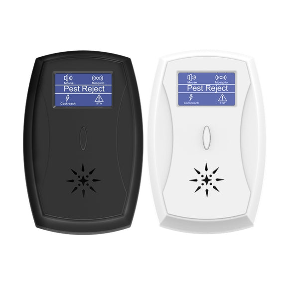 Household Mute Low Power Ultrasonic Insect Repeller, Specification: EU Plug(Black)
