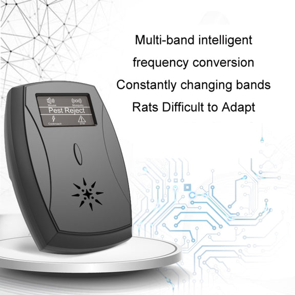 Household Mute Low Power Ultrasonic Insect Repeller, Specification: UK Plug(Black)