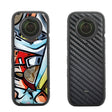 Sunnylife IST-TZ485 For DJI Insta360 X3 Panoramic Camera PVC Protection Scraper Film Stickers(Graffiti+Carbon Pattern Black) - Protective Film & Stickers by Sunnylife | Online Shopping South Africa | PMC TechLife | Buy Now Pay Later Mobicred