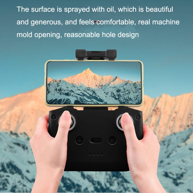 BRDRC DJI-7559 For DJI Mavic 3 / Mini 3 / 3 Pro Remote Control Silicone Protective Cover(Gray)