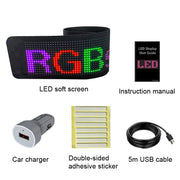 S1696RGB 672x122mm Car LED Flexible Display Cell Phone APP Control Bluetooth Connection