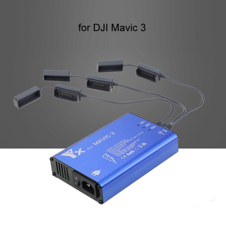 for DJI Mavic 3 YX 1 to 5 Charger With Switch(US Plug)