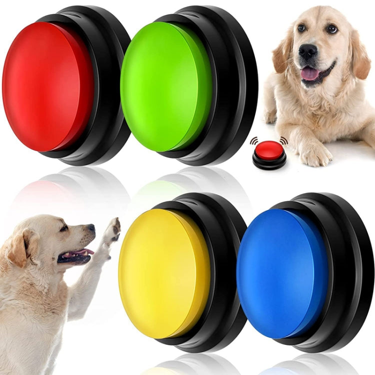 Pet Communication Button Dog Vocal Box Recording Vocalizer, Style: Recording Model(Red)