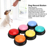 Pet Communication Button Dog Vocal Box Recording Vocalizer, Style: Recording Model(Red)