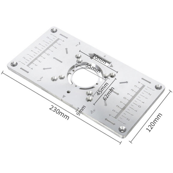 Woodworking Engraving Machine Slotted Flip Board(Red)