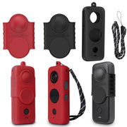 For Insta360 One X2 Sunnylife ST-Q9420 Silicone Protective Case Red Lens Screen Case
