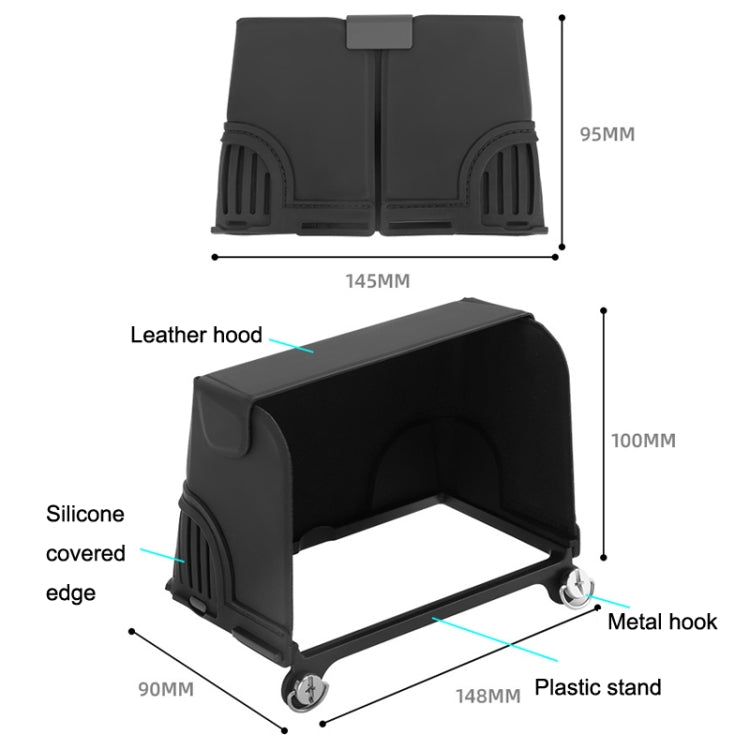Sunnylife ZG547 For Mavic 3 / RC Pro / Mini3 Pro Remote Control Hood(Black)