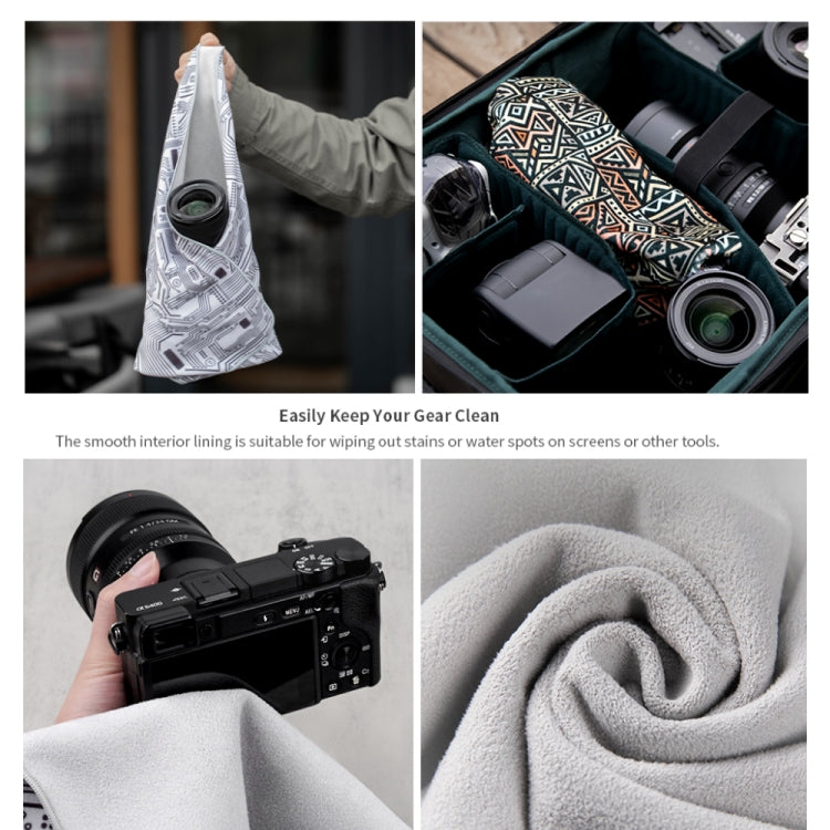 PGYTECH Folding Photography Camera Protective Wrap Cloth Cover(Geek)