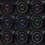 8m/roll Car Wheel General Sticker Modified Protection Sticker Anti-collision Strip(Orange)
