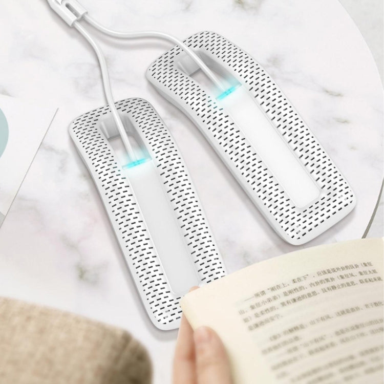 USB Shoes Boots Dryer Electric Heating Disinfect Sterilization Drying Device(White)
