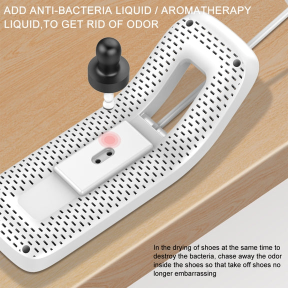 USB Shoes Boots Dryer Electric Heating Disinfect Sterilization Drying Device(White)