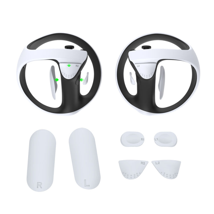 For PS VR2 DOBE Non-Slip Silicone Pad Kit Handle Button Protector