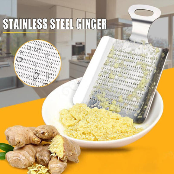 KS1001 Thicken Stainless Steel Ginger Garlic Vegetable Puree Grinder, Specification: Square