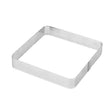BN1006 Stainless Steel Mousse Circle Thickened Perforated Cake Mold DIY Baking Tools, Specification: Square 3.9 inches - Food Molds by PMC TechLife | Online Shopping South Africa | PMC TechLife
