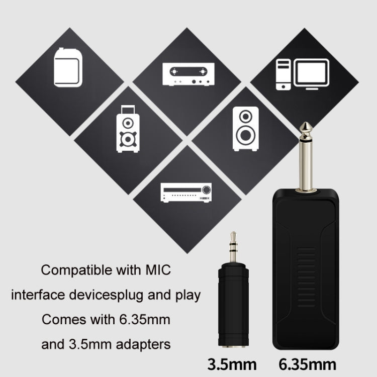 One For Two Outdoor Wireless Microphone Audio Headset Amplifier Loudspeaker(Black)