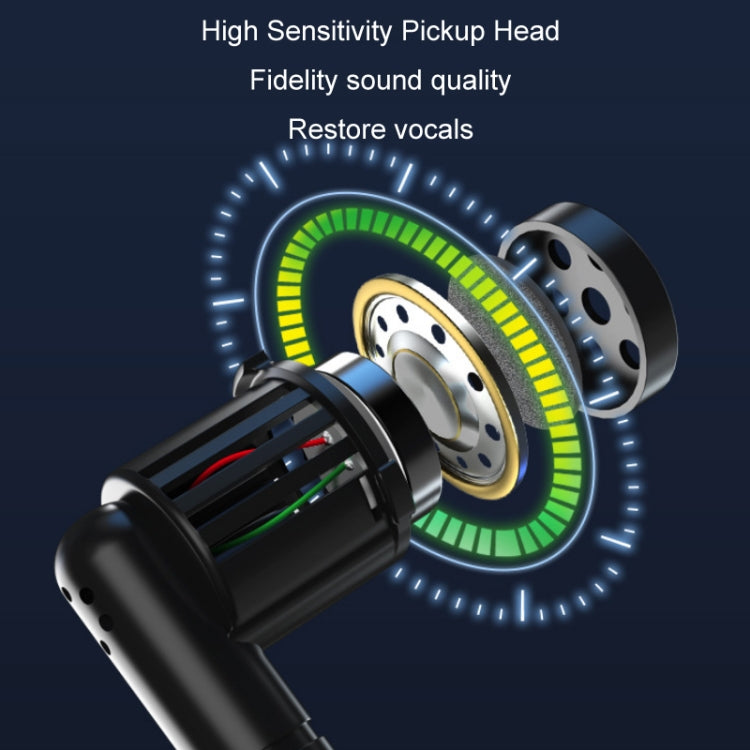1 for 2 6.35mm Interface Wireless Head-Mounted Condenser Microphone Anti-Howling Loudspeaker