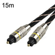 EMK HB/A6.0 SPDIF Interface Digital High-Definition Audio Optical Fiber Cable, Length: 15m(Black White Net) - free shipping - PMC TechLife - Order now!