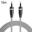 EMK QH4.0 Mini Toslink 3.5mm Interface SPDIF Audio Fiber Optical, Length: 15m(Black) - free shipping - PMC TechLife - Order now!