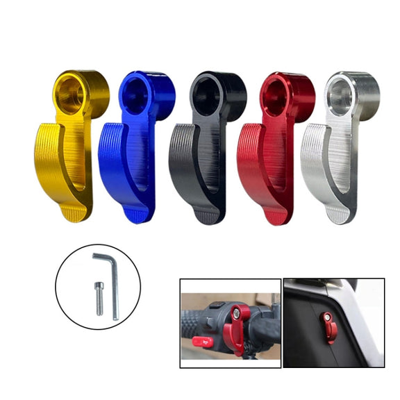2pcs Motorcycle Modified Helmet Hook Scooter Side Storage Hook(Black)