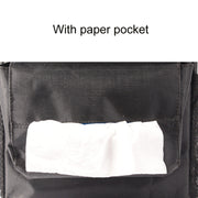 Vehicle Trash Can Multifunctional Foldable Storage Box(22x20x30cm)