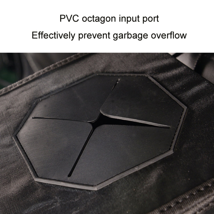 Vehicle Trash Can Multifunctional Foldable Storage Box(22x20x30cm)