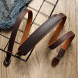 Outdoor Photography Cowhide Leather Camera Shoulder Hanging Neck Winding Strap, Spec: Pure Leather (Deep Coffee) - Camera Strap by PMC TechLife | Online Shopping South Africa | PMC TechLife | Buy Now Pay Later Mobicred
