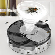 S008 Automatic Fly Killer Silent USB Household Fly Trap, Spec: Charging Type (Black)