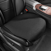 Flip-fur Car Cushion Breathable Ventilation Cushion for Four Seasons, Style: Front Cushion(Black)