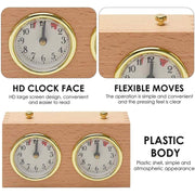 DT05a Retro Wood Shell Chess Clock Mechanical International Chess Clock