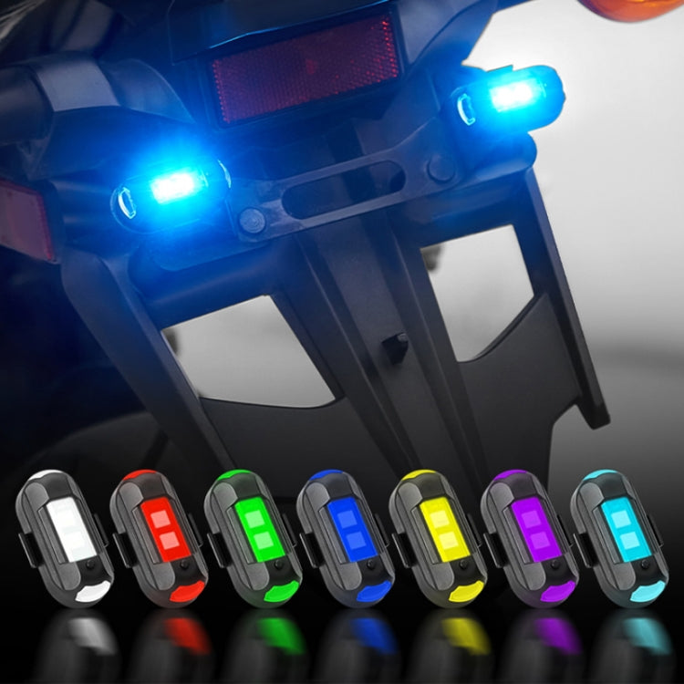 Vibration Remote Control Induction Motorcycle Wireless Strong Magnetic Warning Flash Light, Specification: 2 Light +1 RC