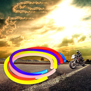 TF-1795 18m/roll Motorcycle Modification Accessories Colorful Gasoline Pipe(Pink)