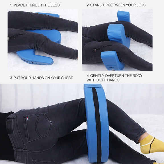 Elderly Bedridden Patient Bed Turn Over Pillow Disability Aids,Spec: High-density Sponge(Blue)