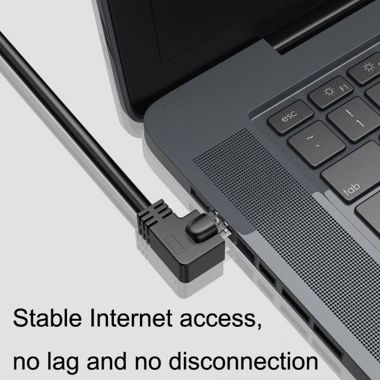 Straight Head 1m Cat 8 10G Transmission RJ45 Male To Female Computer Network Cable Extension Cable(Black)