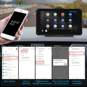 A3135 7 Inches HD Wired Smart Screen With Wireless CarPlay + Android Auto + Android With Camera