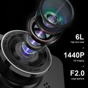 L601 HD Night Vision Electronics Dog Reversing Image Driving Recorder, Style: Standard Version(Double Recorded)