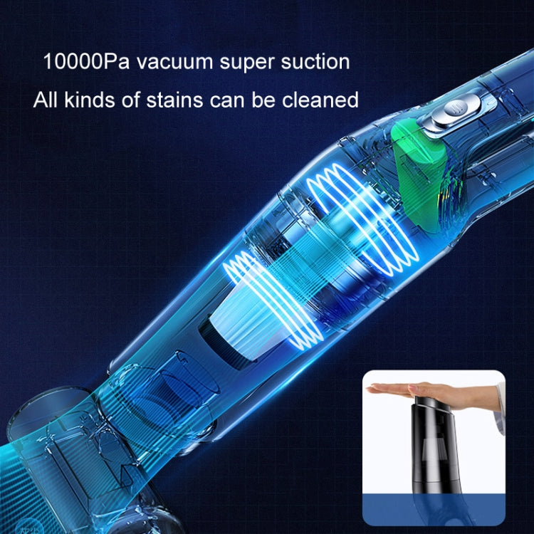 Car Wireless Charging High Power Handheld Vacuum Cleaner Black Luxury