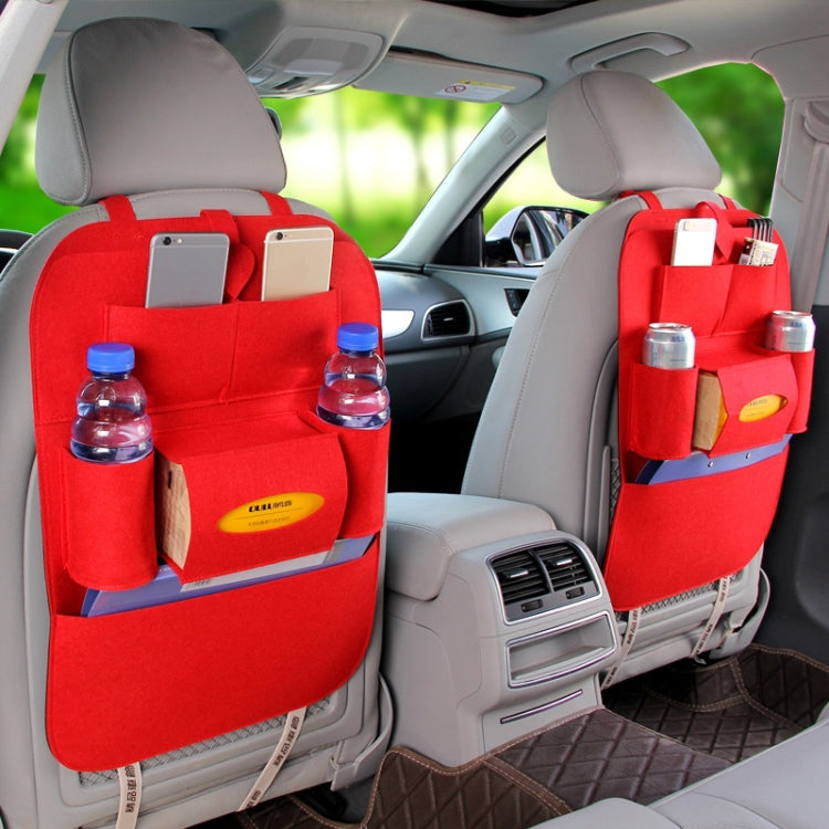 Car Multifunctional Seat Back Storage Hanging Bag, Size: 40x56cm(Royal blue)