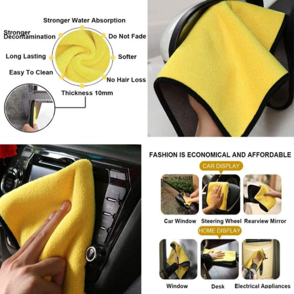 8 In 1 Electric Drill Crevice Cleaning Brush Car Wash Tool Set, Size: B Model(Yellow)