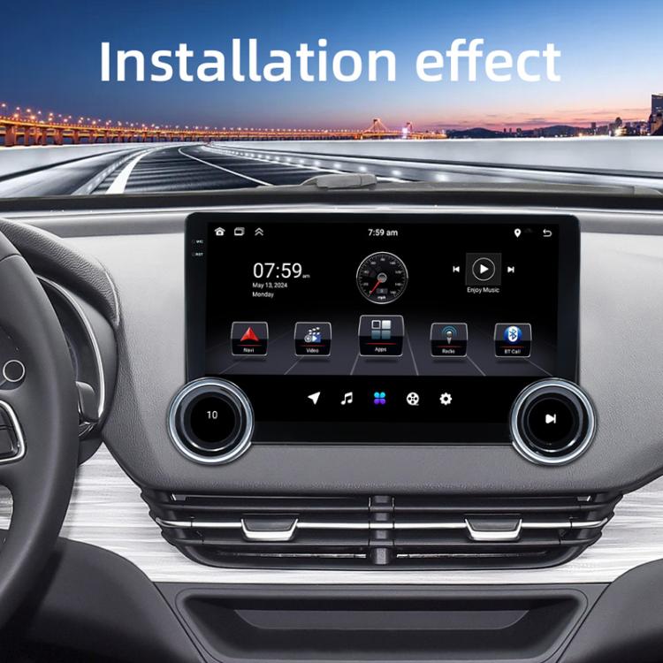 10.1 inch IPS Display + 2.5D Touch Screen Bluetooth FM Radio Car Navigation Machine, Memory: 2+64G