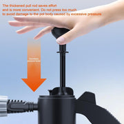 2L Foam Sprayer Pressure Spray Bottle for Car Washing Plants Watering Fertilizing(Black)