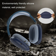 T2 For Apple AirPods Max 1pair Bluetooth Headset Anti-Fall Silicone Protective Case(Blue)