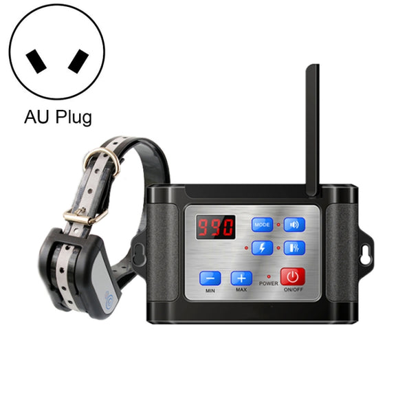 Outdoor Wireless Electronic Pet Fence Night Reflective Collar, Specification: One for One(AU Plug)