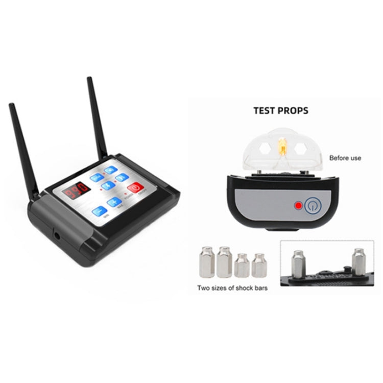 Outdoor Wireless Electronic Pet Fence Night Reflective Collar, Specification: One for  Three(EU Plug)