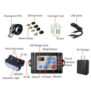 Outdoor Wireless Electronic Pet Fence Night Reflective Collar, Specification: One for  Three(EU Plug)
