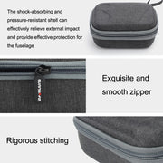 For DJI MIC Sunnylife B557 Wireless Microphone Portable Protective Box Storage Bag(Dark Gray)