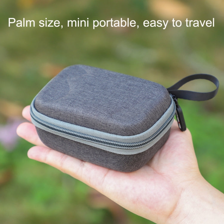 For DJI MIC Sunnylife B557 Wireless Microphone Portable Protective Box Storage Bag(Dark Gray)